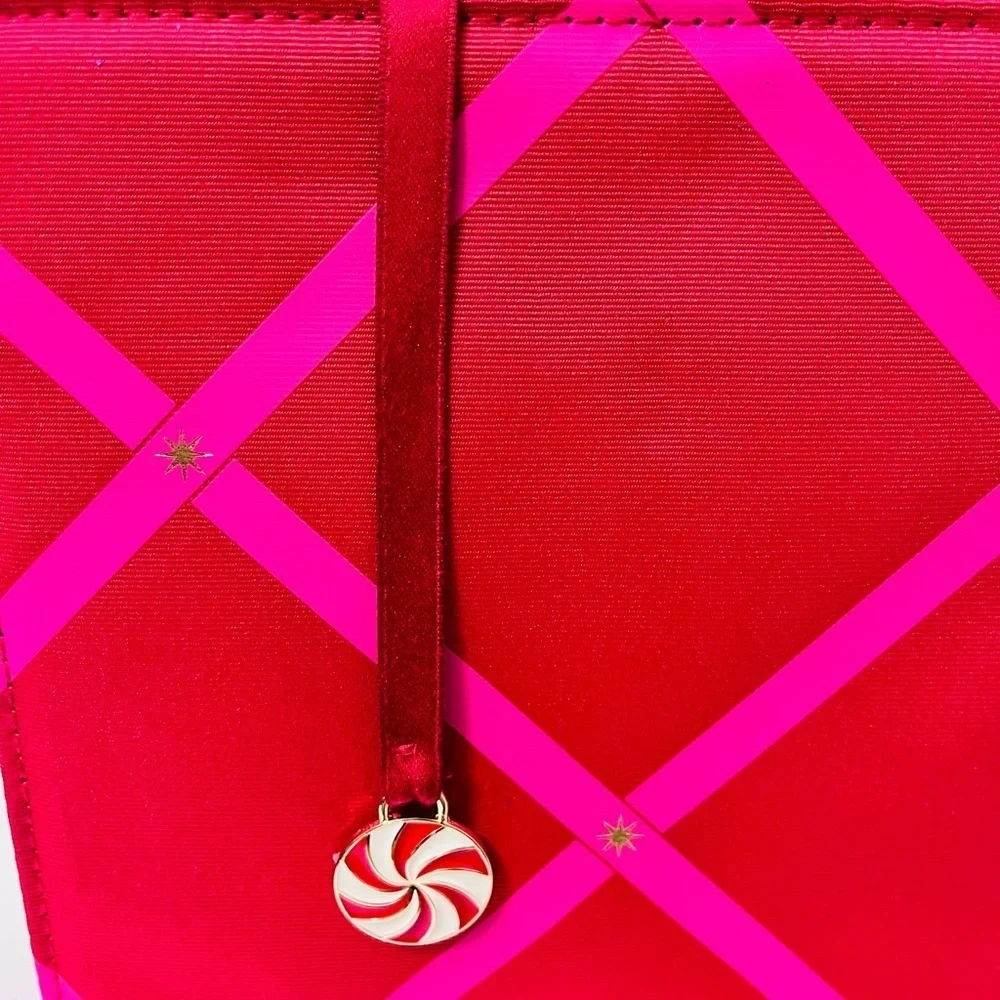 Estee Lauder Red and Pink Cosmetic Case women’s Bag
